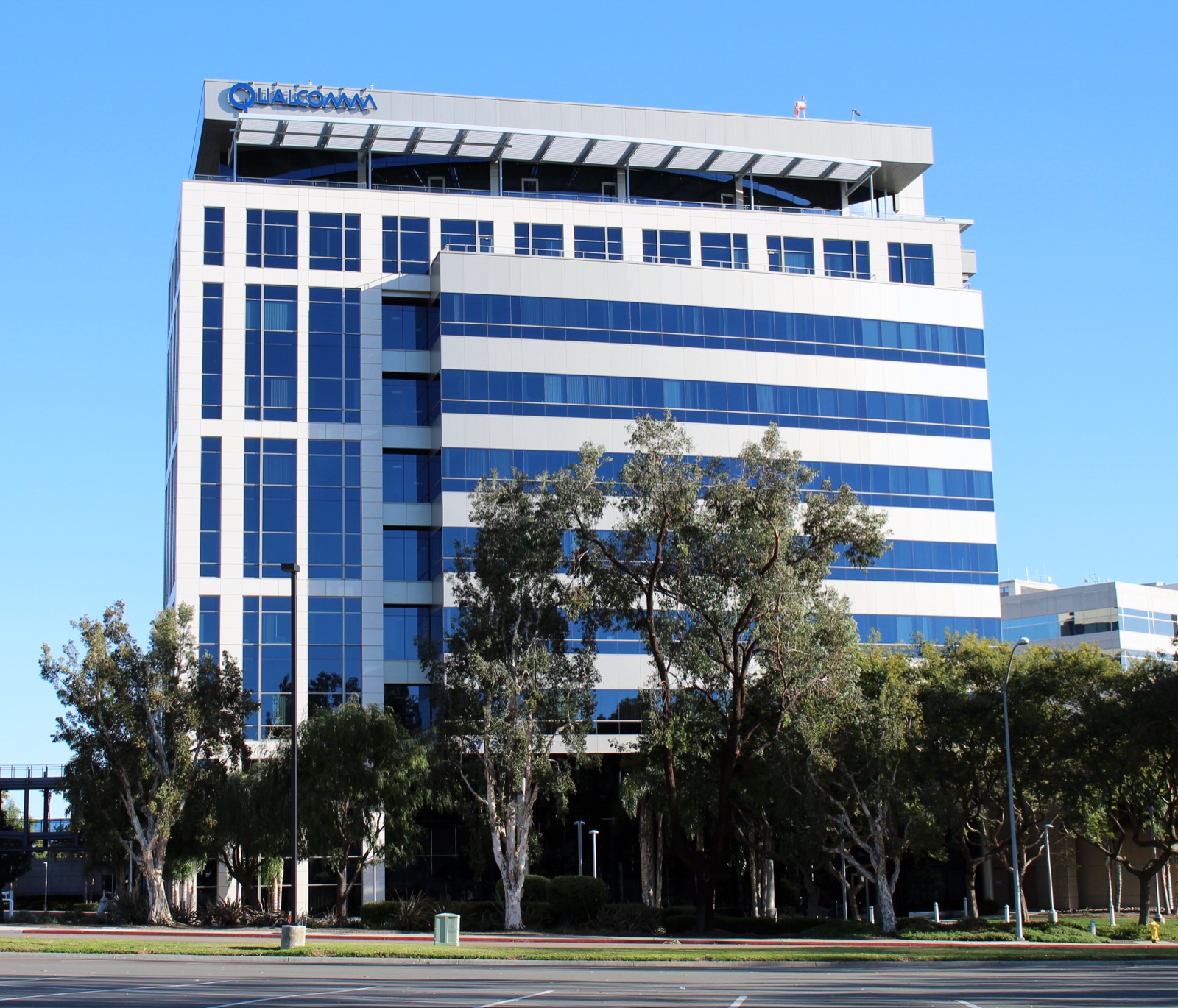Qualcomm headquarters building in the La Jolla area of San Diego